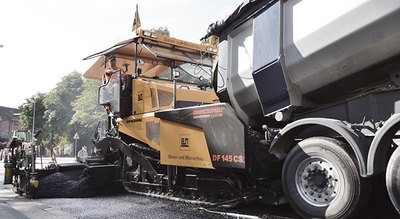 Optibelt Anwendung Strassenbau Fertiger  