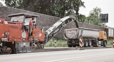 Optibelt Anwendung Strassenbau Kaltfraese  