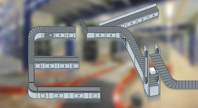 Optibelt application sketch conveyor  