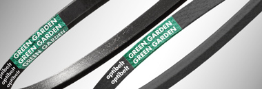 optibelt GREEN GARDEN V-belts / Double-sided V-belts with Universal dimensions