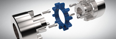 HADEFLEX® Fail-safe plug-in/jaw coupling with flexible element (spider)  