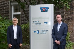 Optibelt Geschäftsführung: v.l.: Reinhold Mühlbeyer, Konrad Ummen  