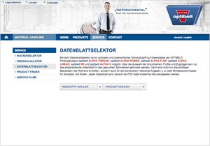 Zum Datenblattselektor  