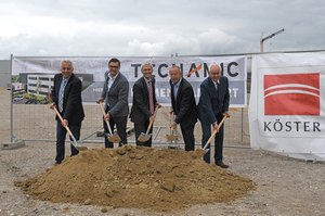 Spatenstich am neuen Unternehmenssitz der Optibelt Tochtergesellschaft Tecnamic GmbH & Co. KG  