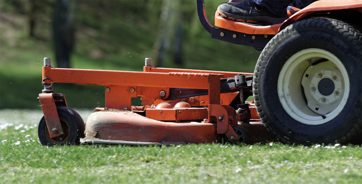 Optibelt application front mower