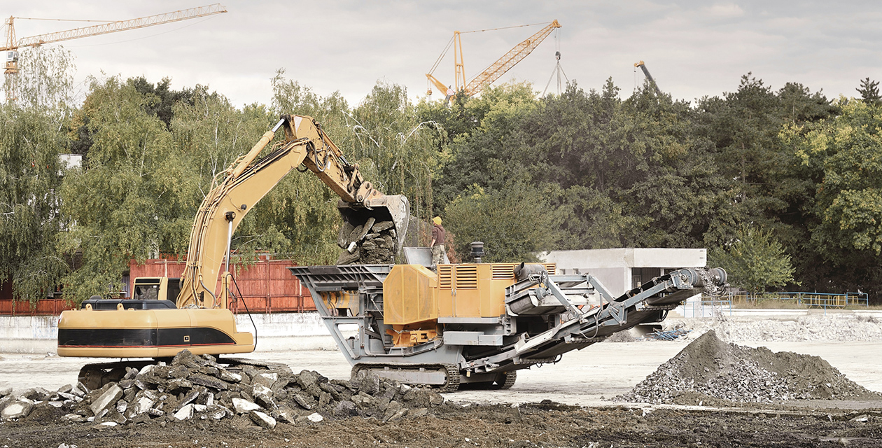 Optibelt Anwendung Strassenbau Mobiler Brecher