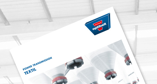 Broschyr Optibelt textil