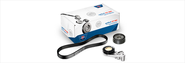 [Translate to Schwedisch:] optibelt KIT RBK Reparatursatz für PKW mit Keilrippenriemen  