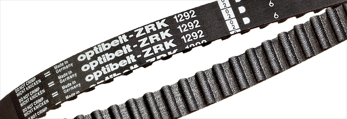 longitud; anchura Pack 12,7 mm de paso Timing Belt neopreno OPTIBELT ZR Perfil H 