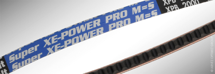 optibelt SUPER XE-POWER PRO M=S High performance V-belts – raw edged, moulded cogged  