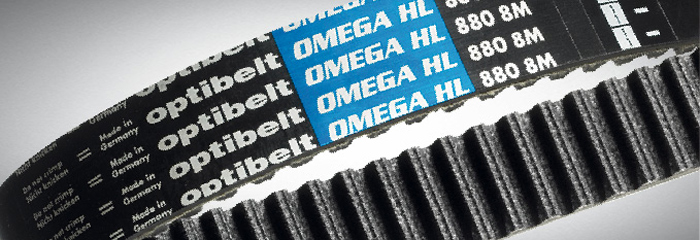 optibelt OMEGA HL Hochleistungs-Zahnriemen für HTD- + RPP-Scheiben
