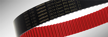 optibelt DELTA Chain high-performance timing belt with carbon cord  